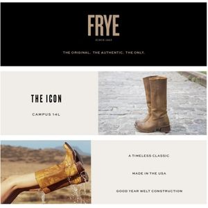 Frye Women's Campus 14L Boot, Dark Brown, Size 6.5